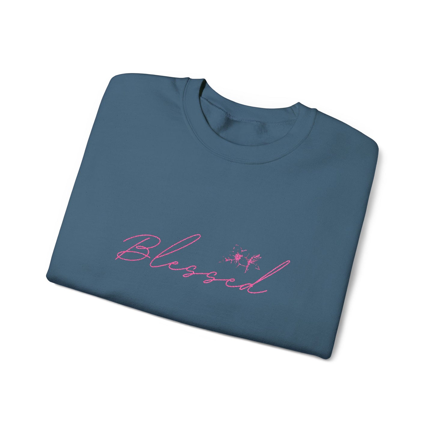 Embroidery (BLESSED) ™ Crewneck Sweatshirt