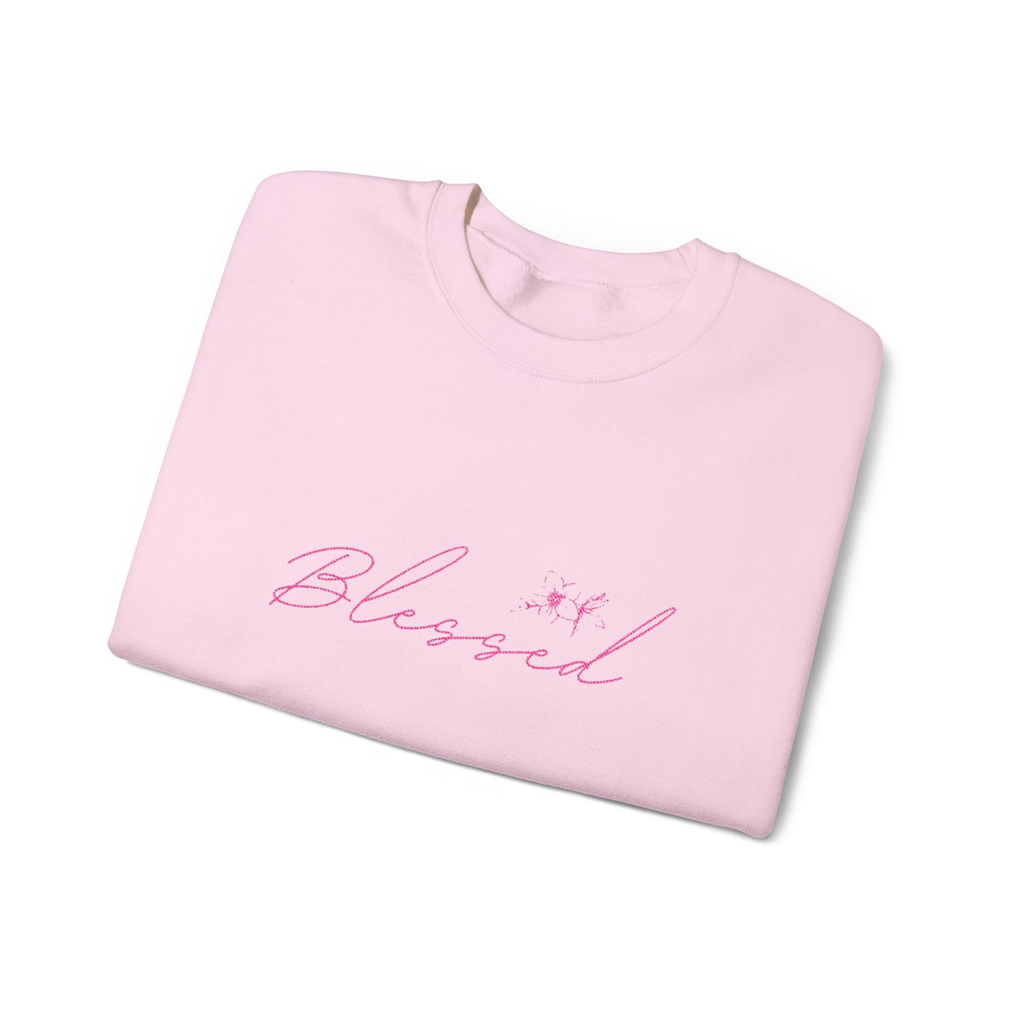 Embroidery (BLESSED) ™ Crewneck Sweatshirt