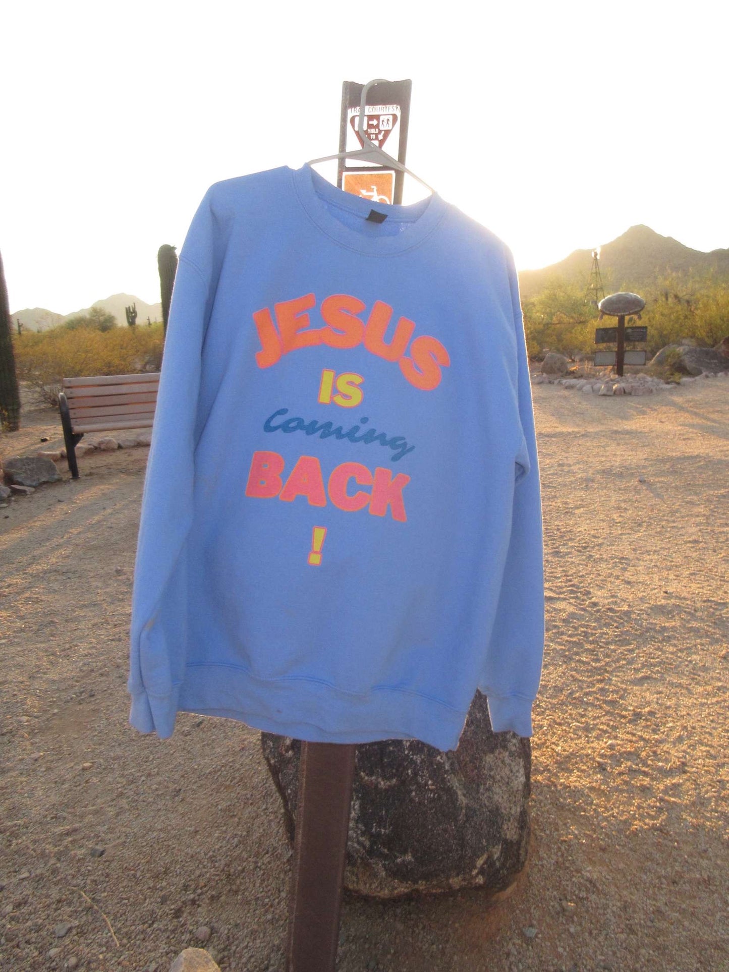 Jesus is coming back! ™ Crewneck