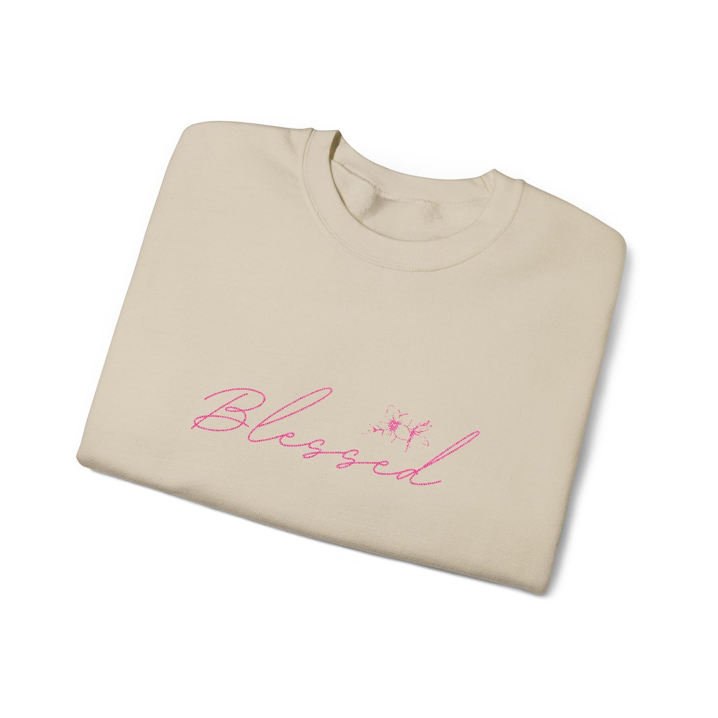 Embroidery (BLESSED) ™ Crewneck Sweatshirt