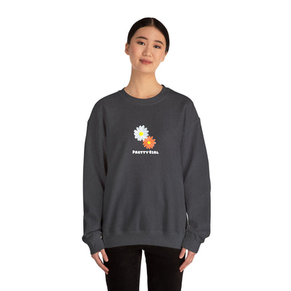 Pretty Girl Embroidery™ Crewneck Sweatshirt