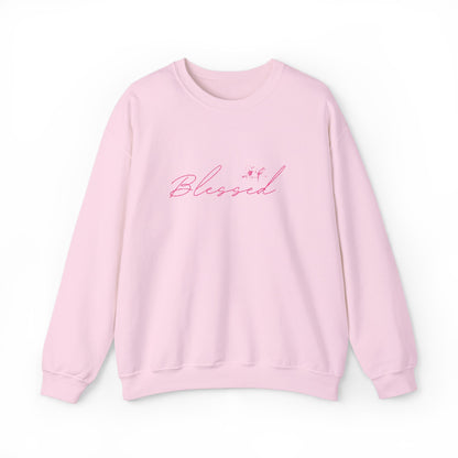 Embroidery (BLESSED) ™ Crewneck Sweatshirt