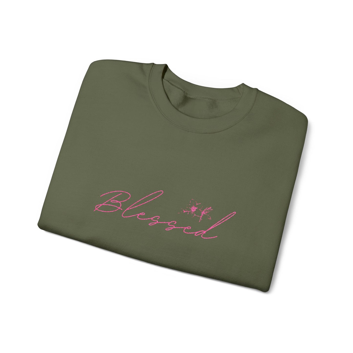 Embroidery (BLESSED) ™ Crewneck Sweatshirt