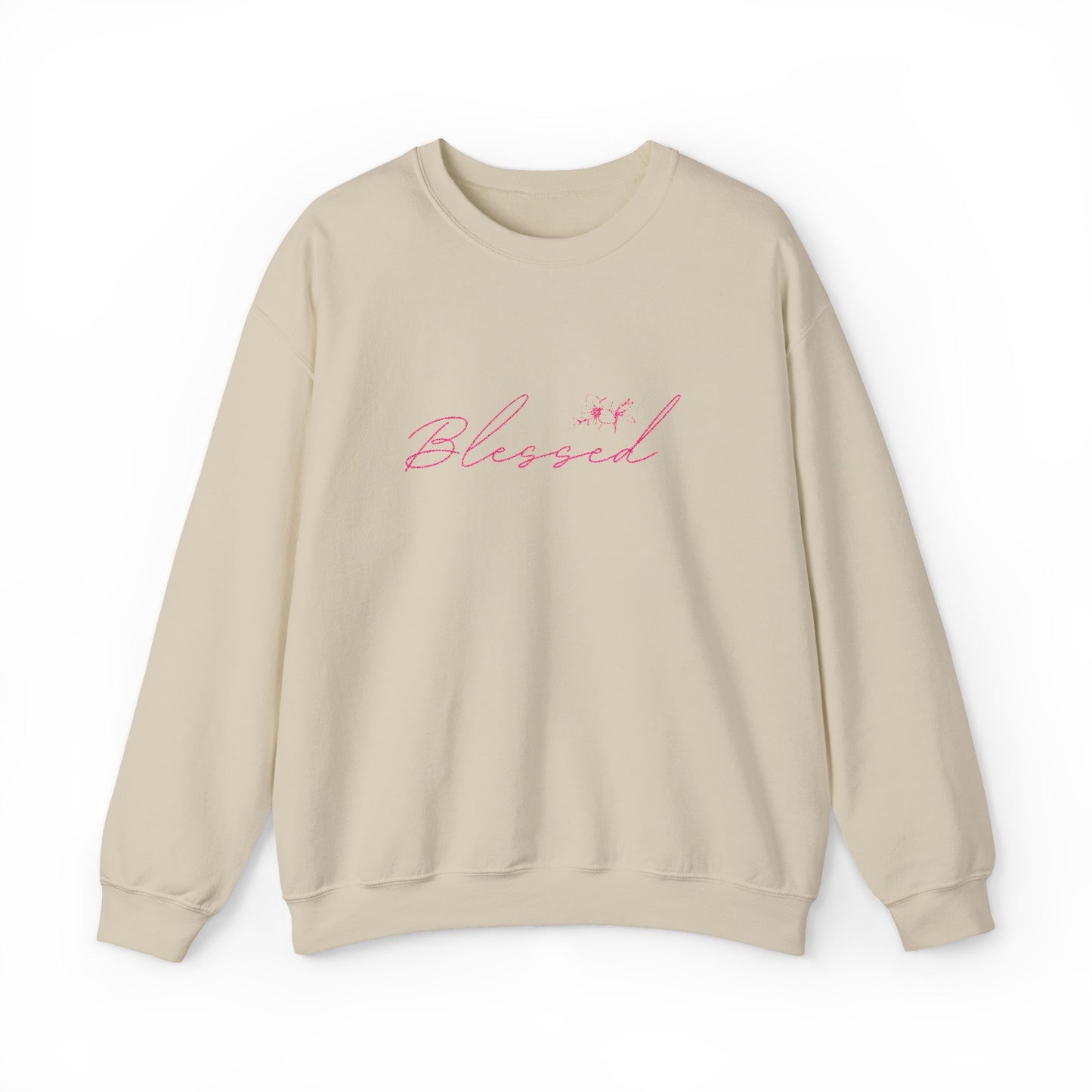 Embroidery (BLESSED) ™ Crewneck Sweatshirt