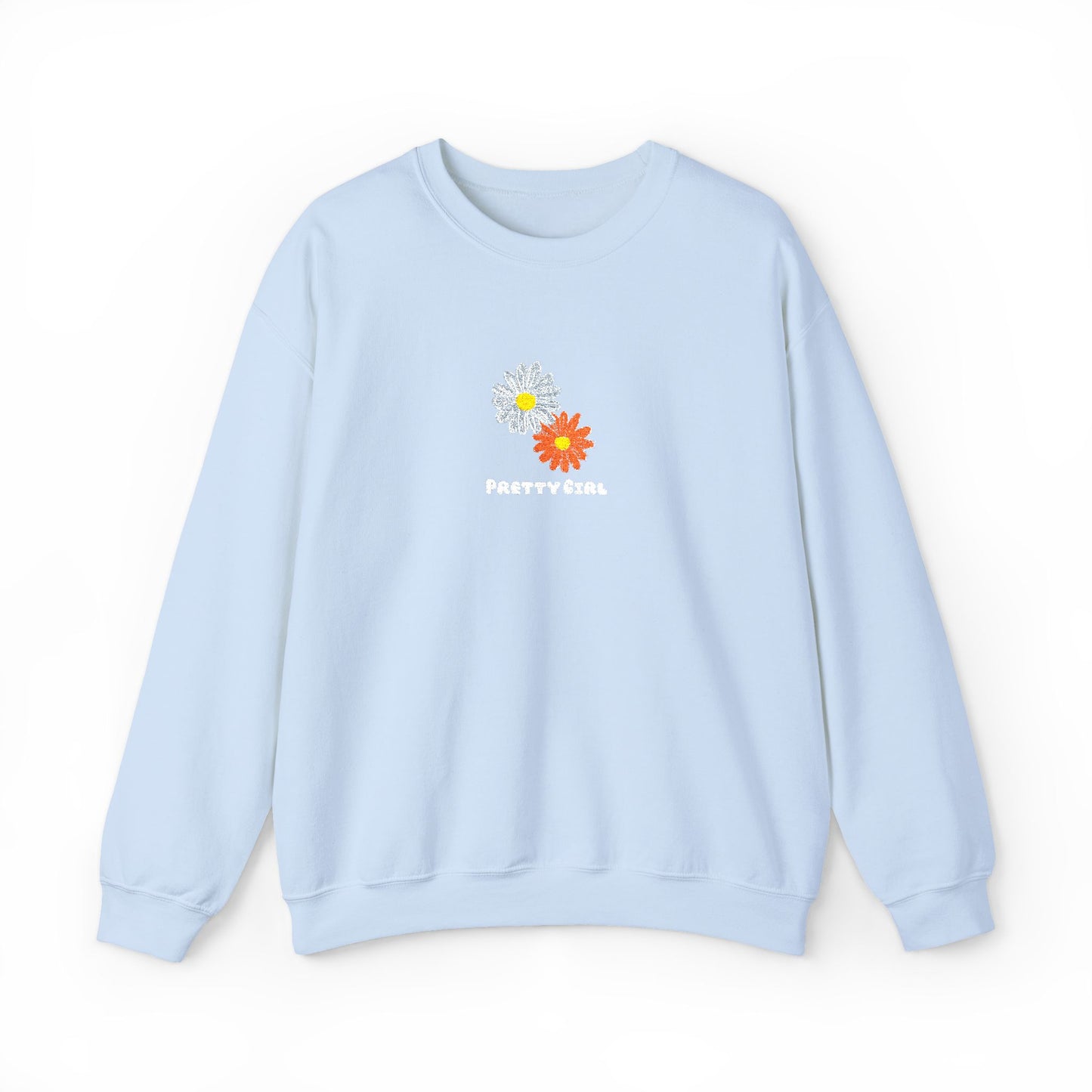 Pretty Girl Embroidery™ Crewneck Sweatshirt
