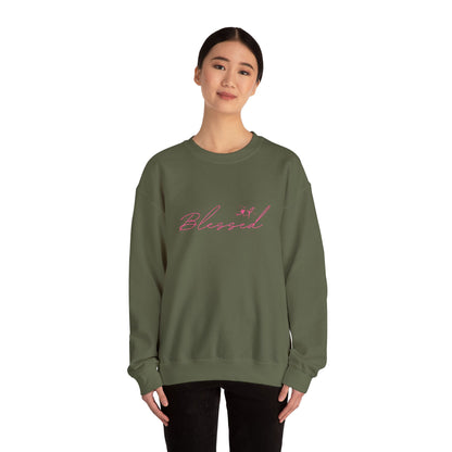 Embroidery (BLESSED) ™ Crewneck Sweatshirt