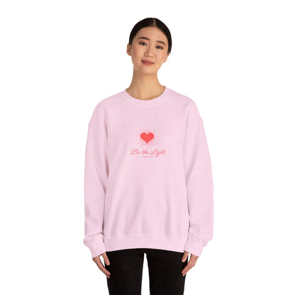 Embroidery Be The Light™ Crewneck Sweatshirt