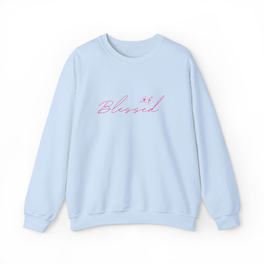 Embroidery (BLESSED) ™ Crewneck Sweatshirt