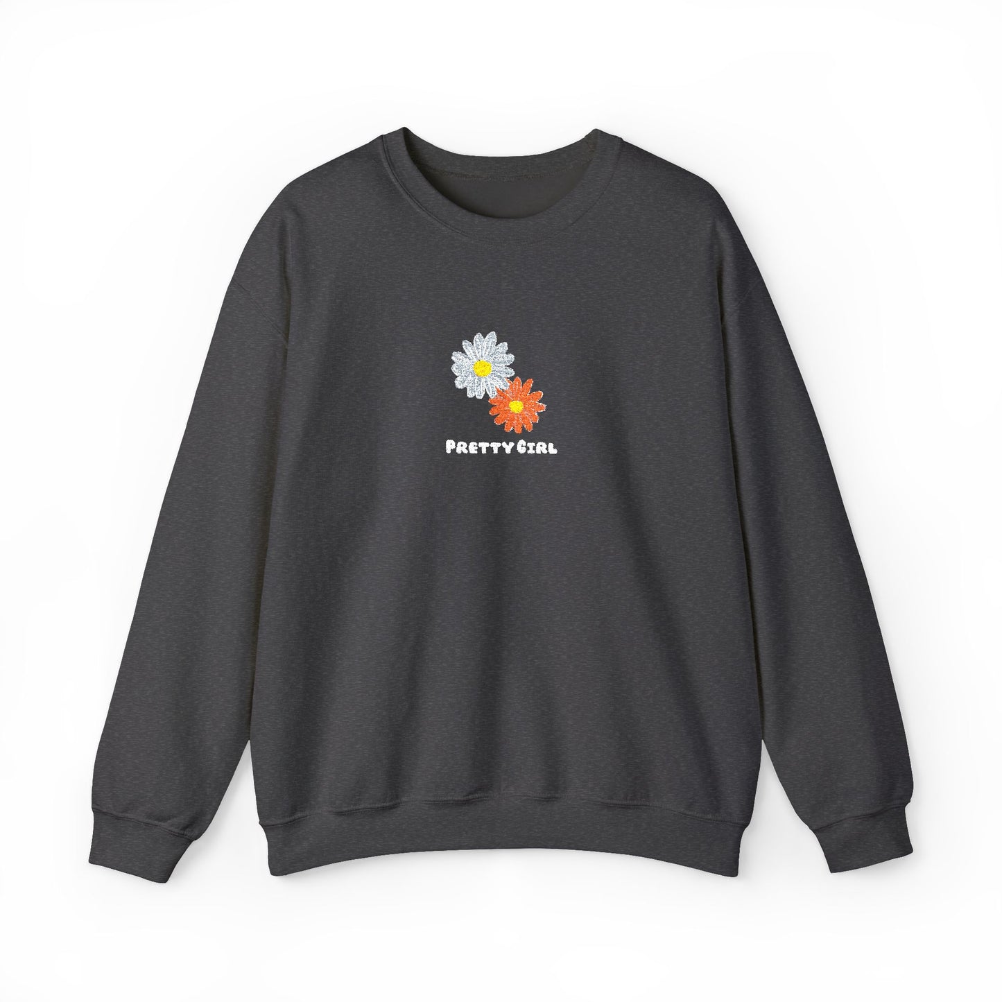 Pretty Girl Embroidery™ Crewneck Sweatshirt