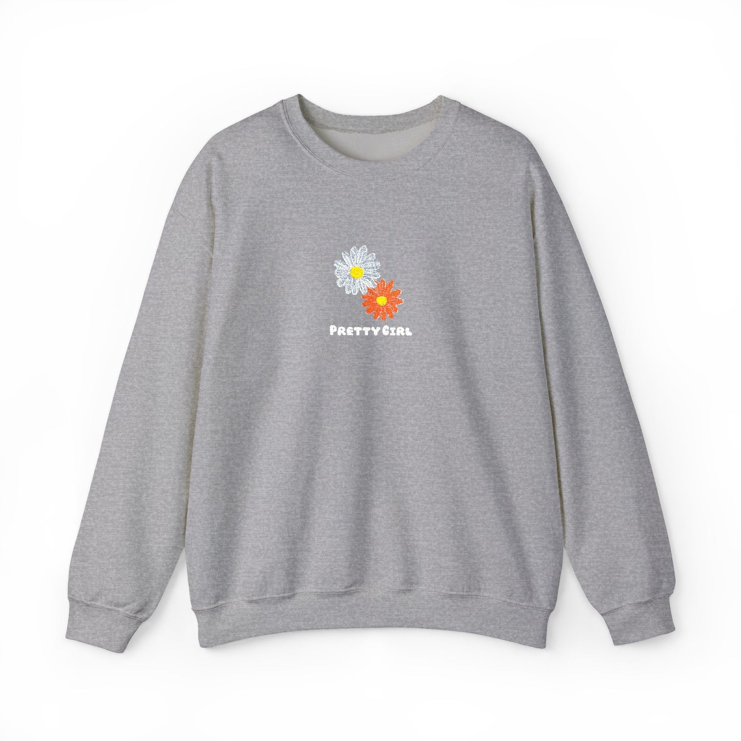 Pretty Girl Embroidery™ Crewneck Sweatshirt