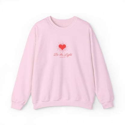 Embroidery Be The Light™ Crewneck Sweatshirt