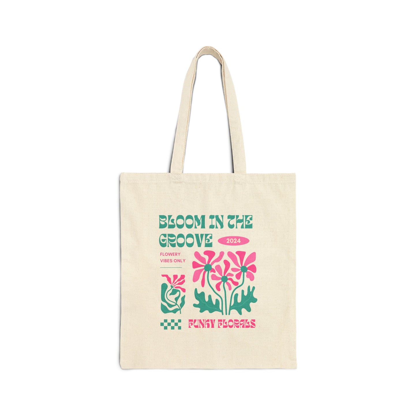 Bloom in the Groove Tote Bag