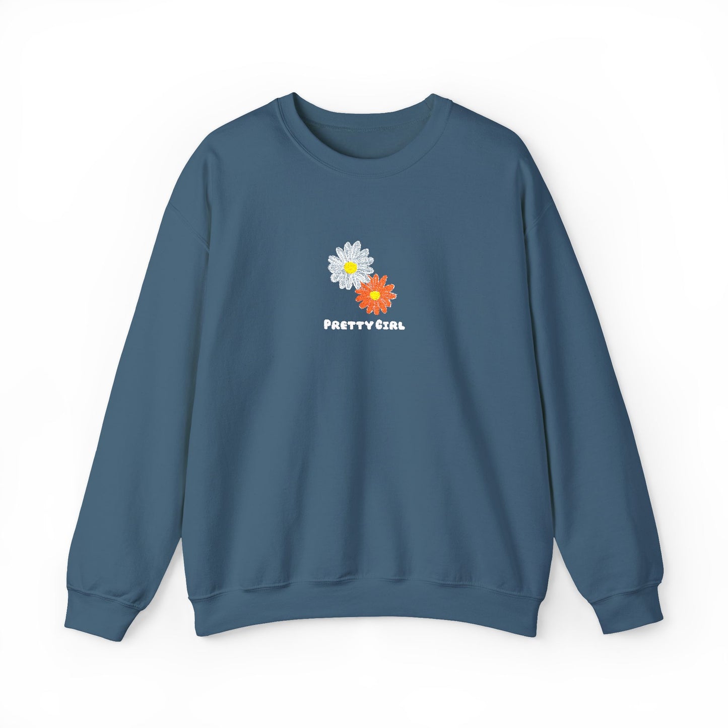 Pretty Girl Embroidery™ Crewneck Sweatshirt