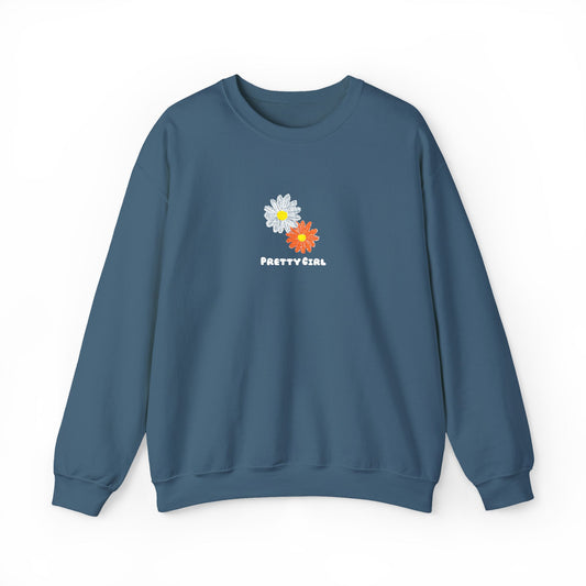 Pretty Girl Embroidery™ Crewneck Sweatshirt