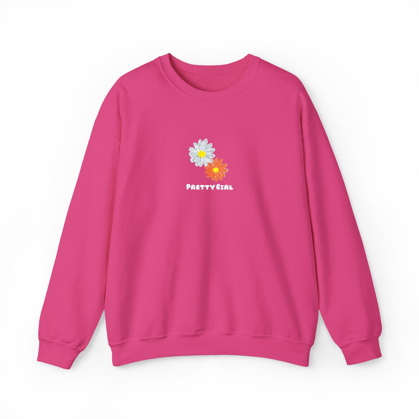 Pretty Girl Embroidery™ Crewneck Sweatshirt