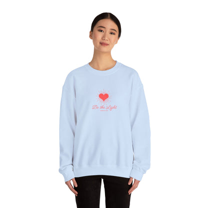 Embroidery Be The Light™ Crewneck Sweatshirt