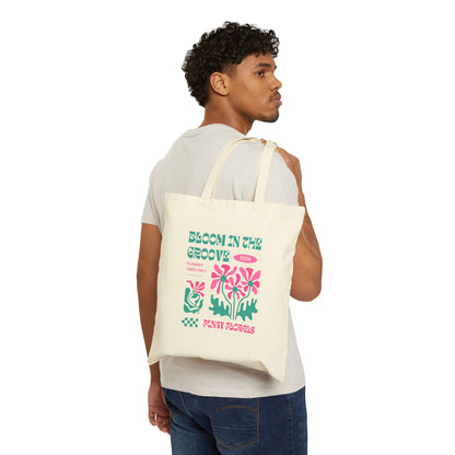 Bloom in the Groove Tote Bag