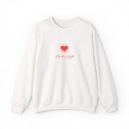 Embroidery Be The Light™ Crewneck Sweatshirt