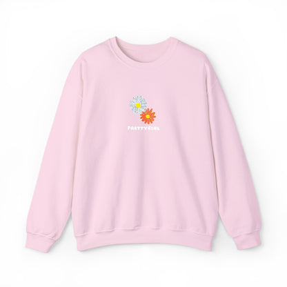Pretty Girl Embroidery™ Crewneck Sweatshirt