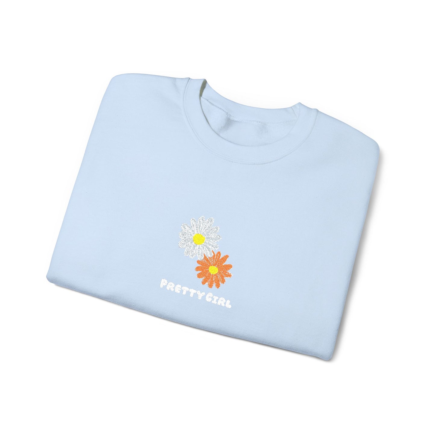 Pretty Girl Embroidery™ Crewneck Sweatshirt