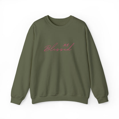 Embroidery (BLESSED) ™ Crewneck Sweatshirt
