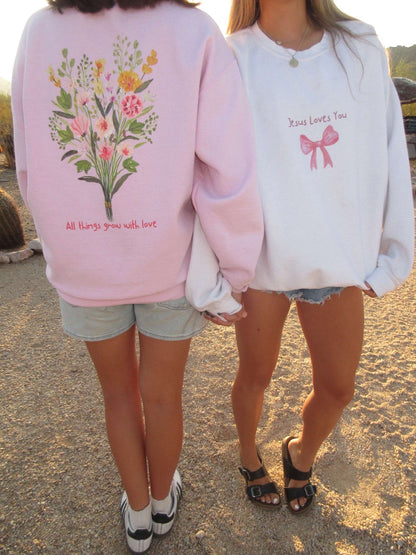 All things grow with love™ Crewneck